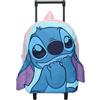 mybagstory Zaino Disney 3D Trolley Stitch | ragazza dai 4 anni, alla moda e alla moda collezione rosa e blu, scuola materna ideale e viaggi e.