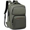 Hixingo Zaino da Viaggio Aereo Cabina 43x29x15, Zaino da Viaggio Aereo Bagaglio a Mano per Uomo Donna Leggero Porta PC 15.6 Pollici per Approvato (Verde)