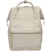 Kah&Kee Zaino da donna in pelle, impermeabile, elegante borsa per computer portatile da 15 pollici, per insegnanti e lavoro in ufficio, ideale per i viaggi, bianco avorio, M, Zaino daypack