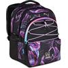 Mitama Zaino Scuola Medie, Superiori #BDBF VioletSpirit, Triplo Scomparto Extra Capienza, Ragazzi e Ragazze, Tasca Porta Borraccia e Porta PC, Schienale Imbottito, blu