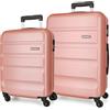 ROLL ROAD Flex, Valigia Cabina, CARNE, Taglia unica, Set 2 valigie