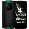 Doogeenext Mini Smartphone Rugged Fire 3 Pro, 5,5" HD+, Corpo Compatto+Facile da