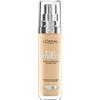 L'Oreal Paris L'Oréal Paris Fondotinta Liquido, Idratazione 24H, Per Tutti Tipi di Pelle, Incarnato dal Colorito Naturale e Uniforme, Formula con Acido Ialuronico, Accord Parfait, 30 ml, 3.5D/W Golden Peach