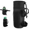 VINATO Porta Borraccia Bici 20×10,5 cm (H×L), Portabottiglie in Nylon con Tasca Laterale, per Bevande da 12-32oz, Portaborraccia Universale per MTB Scooter Sedia a Rotelle Passeggino