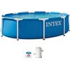 Intex 28202ND 3.05m x 76cm Metal Frame Pool Set (Includes Filter Pump)
