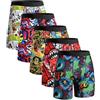 CHUAKIN Boxer sportivi da uomo, confezione da 3 - 5