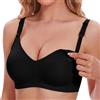Bresdk Reggiseno Allattamento Senza Ferretto con Supporto in Gel | coppe lisce senza cuciture e struttura senza ferretto con rinforzo a W