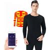 SofLuxe 20 Aree Electric Heated Underwear Set per Uomini Donne, Thermal Underwear App Control Camicia Calda e Pantaloni,Top,XL