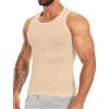 MISS MOLY Shapewear - Maglietta a compressione da uomo, senza maniche, per la pancia, elasticizzata, per la pancia, da uomo