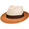 Stetson Oakerton Cappello Fedora Paglia Toyo Protezione UV 40 Prodotto in Italia Uomo Primavera Estate