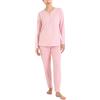 RAGNO Pigiama Donna Lungo Cotone Jersey Leggero Fantasia DT04NU