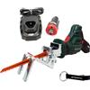 HEADNMORE® Bundle Parkside® - Sega da potatura a batteria 12 V PAAS 12 + portachiavi HEADNMORE® (batteria 1 x 2 Ah batteria)