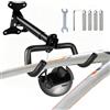 Choyenchi 30KG Portata Portabici da Muro Angolazione e Distanza Regolabile, Porta Bici Corsa Appendi Pieghevole 90°, Supporto Biciclette in Schiuma EVA,Rack Parete Salvaspazio per MTB E-Bike Garage Cantina Casa