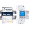 Eastron SDM230 Modbus V2 RS485 monofase, misuratore di energia, su guida DIN da 100 Amp kWh, misuratore di impulsi, modbus RS485 RTU. display LCD retroilluminato digitale. certificato MID