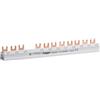Hager Busch-Jaeger Hager KDN363F Phasensch. 3P+N 63A 10 mq mm 12 ingressi. Attacco forcella isolato grigio