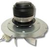 Generico ESTRATTORE ASPIRATORE FUMI PER STUFE A PELLET CON MOTORE ECOFIT 2RECA3, FANDIS VFCA23 con Ventola da 25mm di altezza, Potenza 23/27 Watt, Diametro ventola 150mm