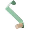 MasYosh Ganci per Porte con Elevata capacità di Carico (Verde) | Costruzione in metallo, design salvaspazio, utilizzo versatile