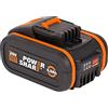Worx WA3553 Power Share Batteria al Litio 4.0Ah 20V