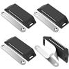 Jiayi Calamita per Anta Armadio Jiayi 4 Pezzi Chiusura Magnetica Nero Cassetti Magnetiche Porta per Chiusura Cassetti Armadio Chiusure Chiudiporta