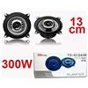 DOBO® casse 300W 13 CM altoparlanti stereo HI-FI auto 2 vie tweetter tuning da incasso coassiali, Multicolore