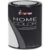 MAXMEYER Pittura colorata lavabile finitura metallizzata per interni Home Color ARGENTO 0,75 L