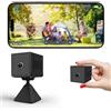 Bextgoo 4K HD Mini Telecamera Spia Nascosta, Batteria 2000mAh | Mini Telecamera Spia , Wifi/Senza Wifi, Visione Notturna e Rilevamento di Movimento, Spy Cam per Uso Interno/Esterno