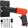 Proster Martello Pneumatico 250mm, Air Hammer Kit con 5 Scalpelli | Scalpello ad Aria Compressa in Acciaio con Cambio Rapido e Custodia, Ideale per Metallo, Edilizia e Lavori Fai da Te