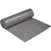 Relaxdays Telo da Imbianchino, Telone Copri Pavimento, 1x50 m = 50m², Antiscivolo, Assorbente, 220g/m², Trasloco, Grigio