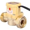 Cocoarm Interruttore di Flusso Automatico, Sensore di Flusso Acqua Interruttore 220V Filetto G3/4-G3/4 con Sensibilità Regolabile per Pompa a Bassa Pressione Acqua Scaldabagno Solare