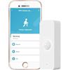 SENCKIT Sensore di movimento WiFi PIR: rilevatore di movimento interno intelligente con avvisi e registrazioni di notifica dell'applicazione, batteria inclusa, rilevatore di movimento a infrarossi 1 pezzo