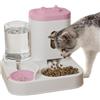 Generisch Mangiatoia per Animali Dispenser Intelligente 2-in-1 per Cibo ed Acqua | Mangiatore Automatico per Animali Domestici per e Cuccioli Alimentazione e Abbeveraggio Umido Secco Interno Esterno