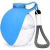 Generico Borraccia Cane Portatile 285ml - Ciotola Silicone 2-in-1 Anti-Goccia