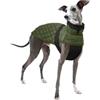 PUMYPOREITY Lurcher Cappotto invernale impermeabile, cappotto Saluki Whippet caldo gilet Whippet vestiti invernali slim fit cappotto impermeabile levriero impermeabile giacca maglione per cani Saluki