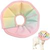 hegdisun Collare Elisabettiano Gatto Leggero Traspirante per Post(14-17cm) | Collare Elisabettiano Gatto Morbido, Traspirante, Collare Elisabettiano Cane con Chiusura Regolabile (Rosa)