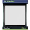 Dennerle Nano Cube, 30 litri, 30 x 30 x 35 cm, mini acquario con angoli arrotondati