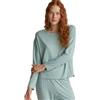 United Colors of Benetton Maglia G/C M/L 36mx3m07b Parte Superiore del Pigiama Donna