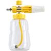 LVYXON Generatore di schiuma per idropulitrici a lancia con orientamento indipendente del flusso d'acqua e meccanismo di regolazione della concentrazione della schiuma (giallo)