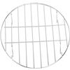 LIFKOME Griglia Rotonda 24,5 cm, in Acciaio Inox lucidato, per gamberetti e, per Forno e Barbecue