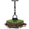 Sillar Aeratore Manuale per Prato, 3 Denti Cavi, Raccoglitore, 96 cm | Carotatore manuale con 3 denti cavi in acciaio al carbonio e raccoglitore per arieggiare decompattare e rigenerare il prato