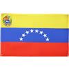 AZ FLAG Bandiera Venezuela 150x90 cm Poliestere Leggero 4 Occhielli | Uso interno bandiera decorativa venezuelana doppie cuciture e bordi rinforzati con occhielli metallici
