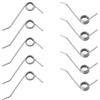 Newyuan 20 molle per scarificatore da prato, in acciaio inox, ricambio per Wolf-Garten VS302E VA303E, diametro del filo 1,6 mm, 10 a sinistra e 10 a destra