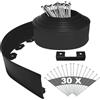 YEEBECA 10 CM Altezza 10 M Lunghezza Bordura Per Aiuola | Kit Per Bordura Per Giardino Con 30 Ancoraggi In Acciaio Adatto Per Bordura Per Giardino Design - Spessore 3MM