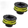 Daaxing Bobina di ricambio per decespugliatore RYOBI RAC118 RLT3525S FAST POST, bobina per decespugliatore da 1,2 mm e ricariche di filo (2 pezzi)