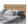 Muebles Pitarch | Testata Letto Matrimoniale 150 Moderna, Rovere Gold, 116x164x2,2 cm, Camera Matrimoniale, Vintage Tavole, Collezione Aroa