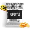 Preziosi Food Salati Preziosi | Patatine Juventus con Sorpresa, con sale iodato, snack senza glutine, preparate con olio di semi di girasole, 24 pezzi x 25g