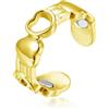 Hasnsofie Vital - Anello magnetico da donna, con potenti magneti, per perdere peso, dormire meglio, alleviare lo stress, aperto e regolabile, con confezione regalo