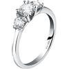 Bluespirit Anello da donna, Collezione Per Sempre, in Argento 925, Zirconi - P.25T3030003