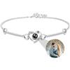 Custom Bracciale con proiezione personalizzato Bracciale con foto con proiezione Braccialetti per coppia Regalo commemorativo Regalo di compleanno Regalo di laurea Regalo romantico