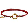 KOINEN Bracciale amuleto, bracciale attira soldi, Bracciale con cordino rosso Bracciale con ciondolo con fibbia armonia Ciondolo placcato in oro Bracciale con nodi buddisti fatti a mano fortunato Bracciale c