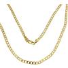 QFDKWMCSQ LuxuryPurereal, collana geometrica cubana unisex 4MM 60CM One per uomini e donne